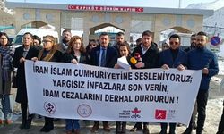 Van sınırında İran rejimine seslendiler: İdamları durdurun