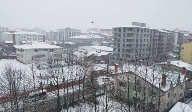 Kar Yağışı Bitlis ve Tatvan’da Okulları Tatil Ettirdi