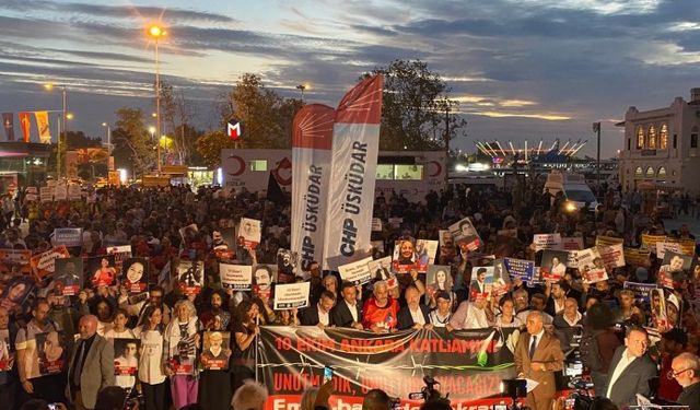 Kadıköy'de 10 Ekim Katliamı'nın Yıl Dönümünde Adalet Çağrısı