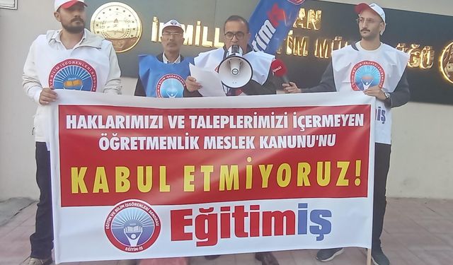 VAN Eğitim-İş: "Öğretmen Diploması Yok Sayılıyor"