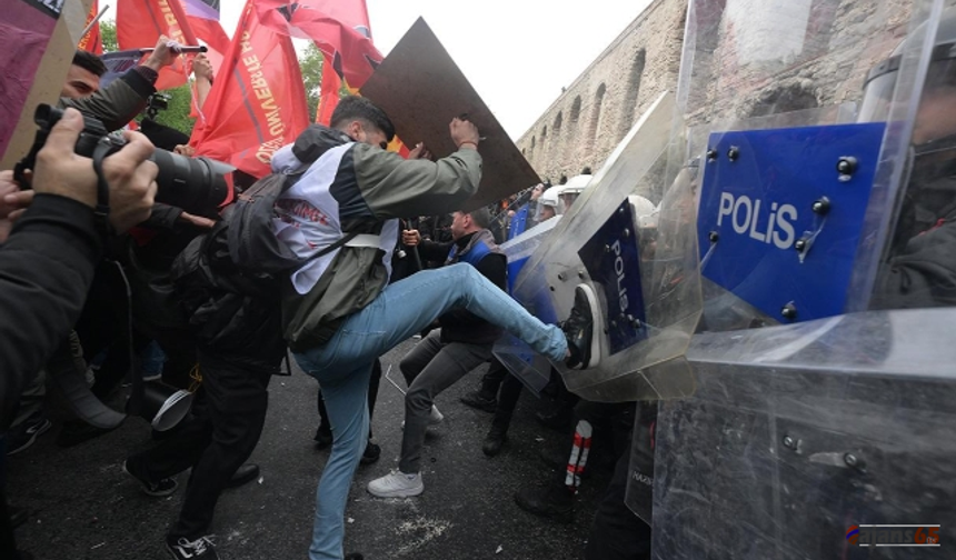 İstanbul'da 1 Mayıs Eylemlerinde 217 Gözaltı