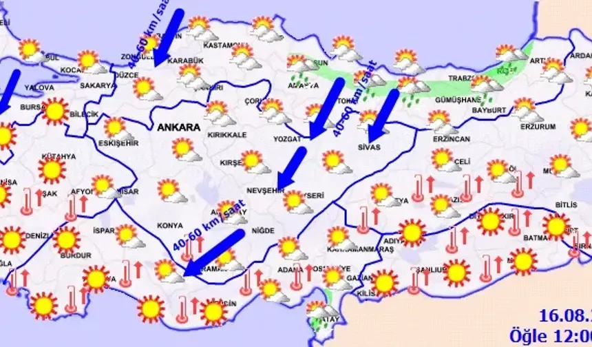 Meteoroloji Uyardı: Kuzeydoğu ve Doğu Bölgelerde Sağanak Yağış Bekleniyor