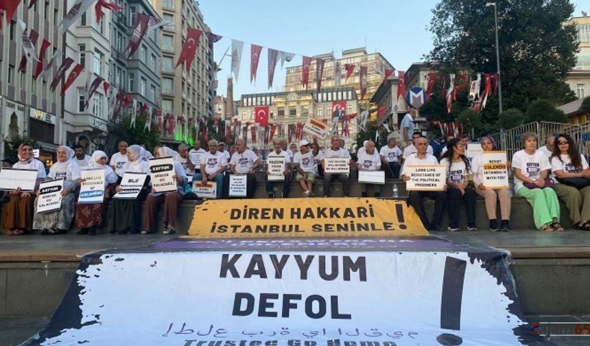 Colemêrg’e Kayyım Nöbeti İstanbul’da 65. Gününde Devam Ediyor