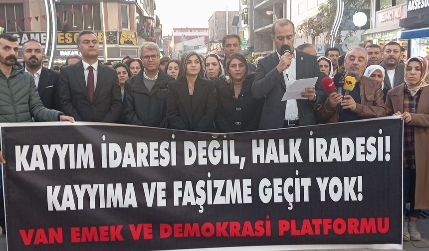 Van Emek ve Demokrasi Platformu'ndan Esenyurt’a Kayyım Atanmasına Tepki